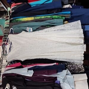 White lace Danny and Nicole dress